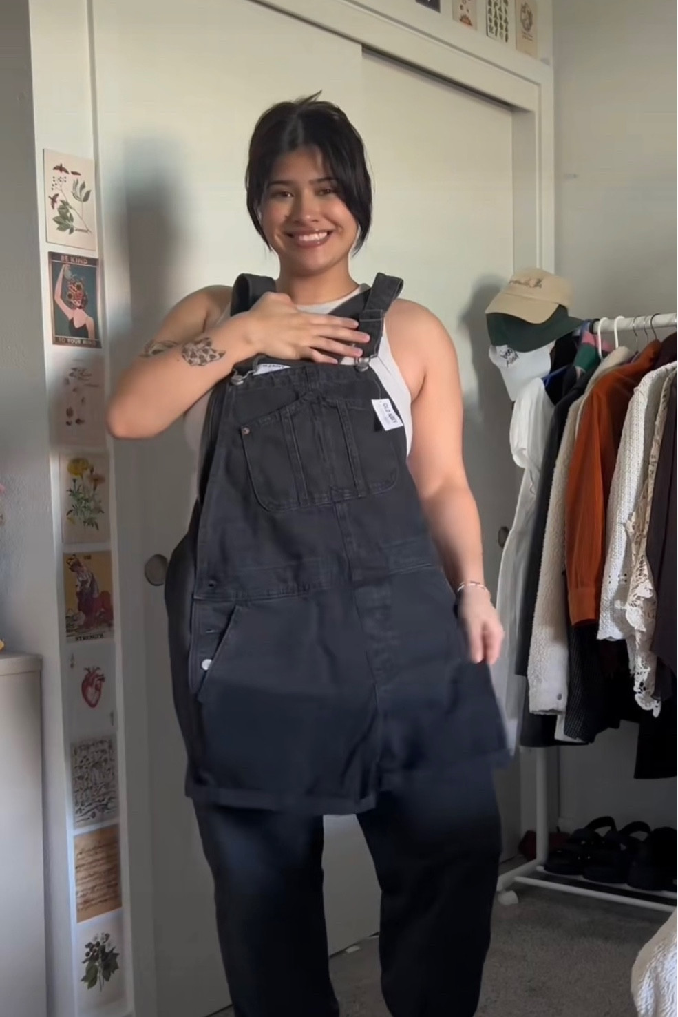 super cute short overalls from Old Navy! Midsize friendly and very comfortable 🫶🏼

#LTKunder50 #LTKstyletip #LTKGiftGuide