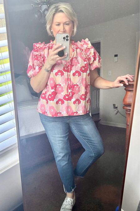 Dressing when you’re 50 can a tricky.  You want to be trendy but not like your trying to hard.  That’s one thing I love about Avara everything I have purchased from them I have felt cute, trendy but not like I was to old to be wearing it.  

1822 jeans floral top ruffle top jeans Friday Nordstrom

#LTKAvara
#LTKunder100
#LTKNordstrom
#LTKBacktoSchool

#LTKFind #LTKover40 #LTKworkwear