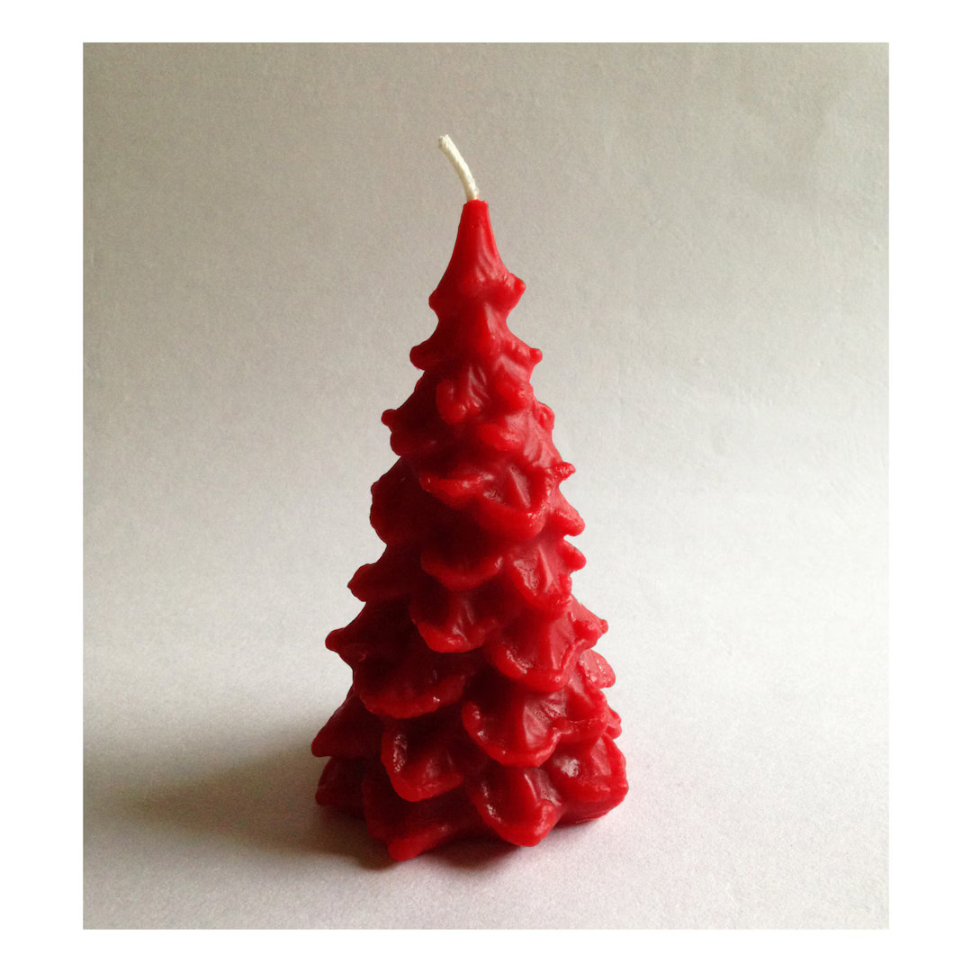 Handmade Beeswax Christmas Tree Candle: Holiday Decor (4oz) | Etsy (US)