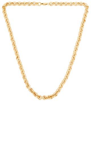 Beige Rolo Chain Necklace | Revolve Clothing (Global)