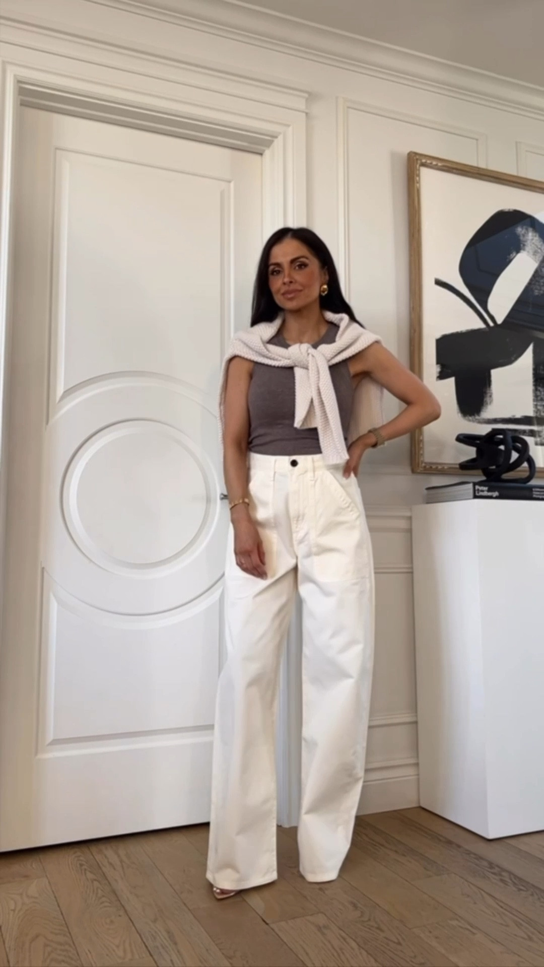 Casual spring outfits 
White barrel jeans wearing a 24
The softest tank! Wearing an XS


#LTKPetite #LTKStyleTip #LTKSeasonal