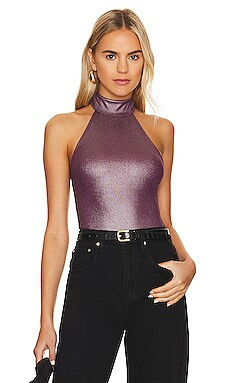 House of Harlow 1960 x REVOLVE Shae Bodysuit in Burgundy from Revolve.com | Revolve Clothing (Global)