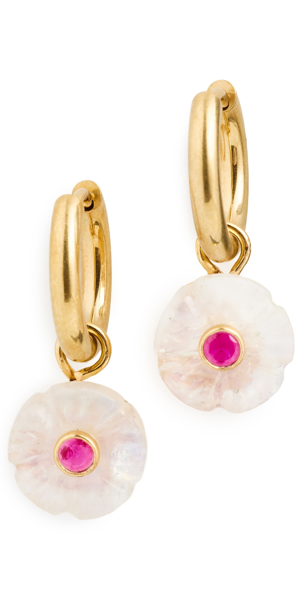 Jennifer Behr Lillian Earrings Moonstone One Size | Shopbop