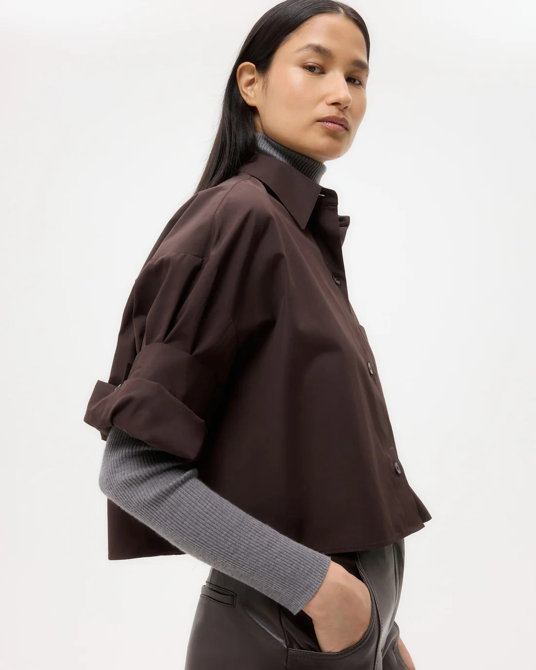 Next Ex Shirt in Super Compact Poplin | TWP