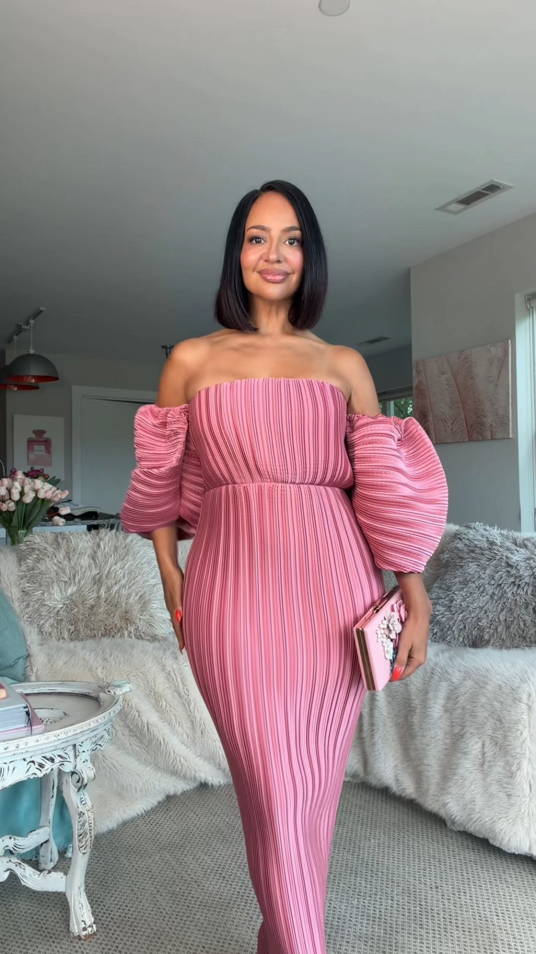 This pleated maxi gown is amazing. Stunning wedding guest or gala dress for the spring / summer / fall

over 40 outfit
petite curvy dresses

#LTKPetite #LTKOver40 #LTKootd