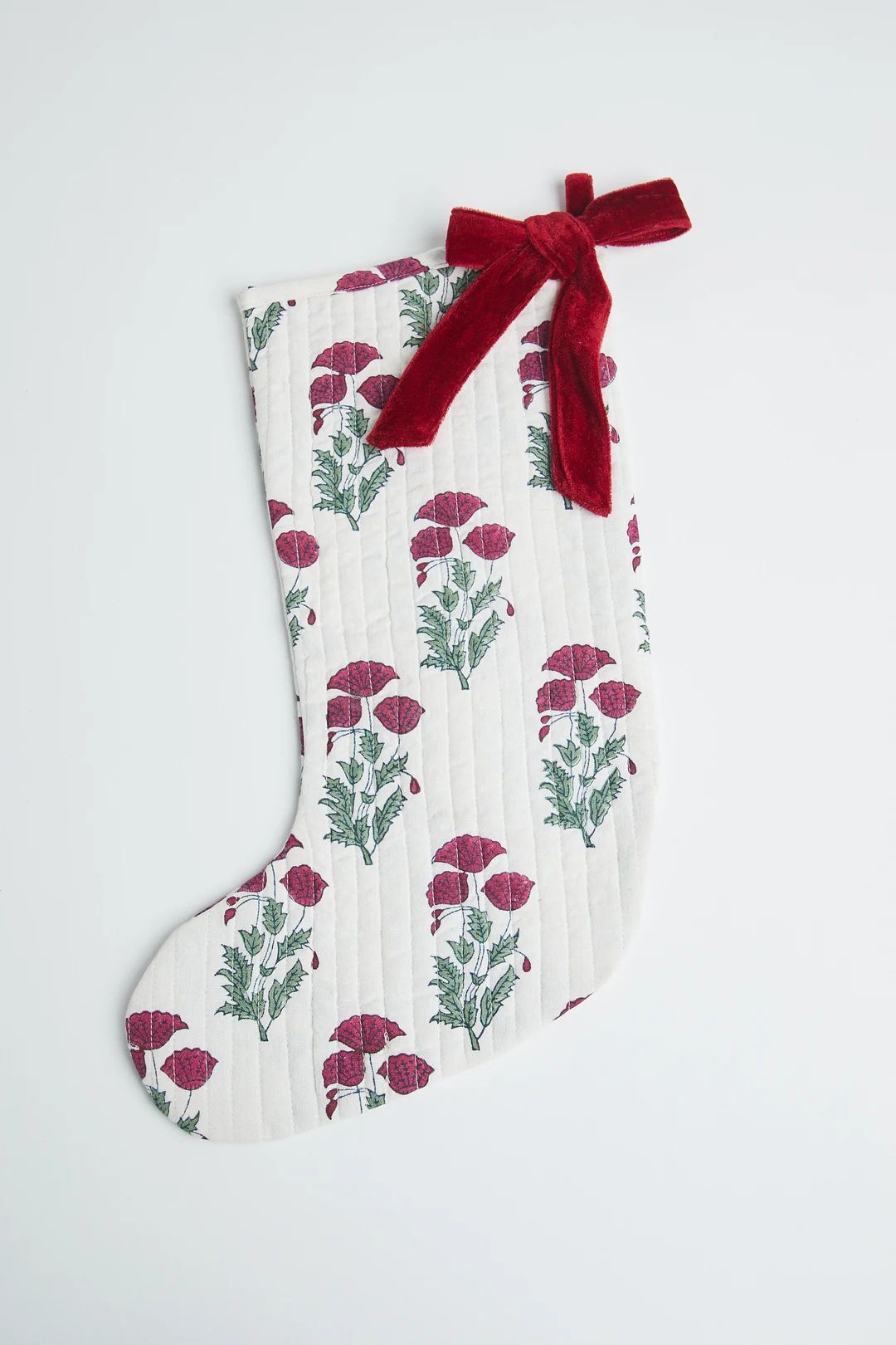 Cranberry Blossom Quilted Stocking: PREORDER - Etsy | Etsy (US)