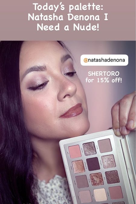 Natasha Denona I Need a Nude Palette! My fave! 😍 You can use my code SHERTORO for 15% off if you go through the ND site. 

#LTKbeauty