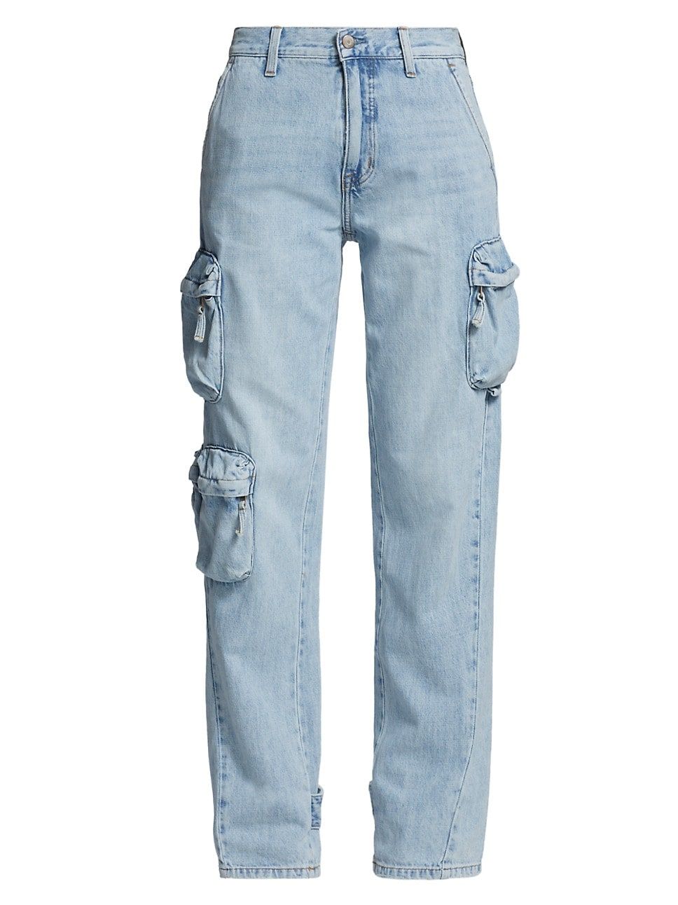 Bobbie Cargo Straight Jeans | Saks Fifth Avenue