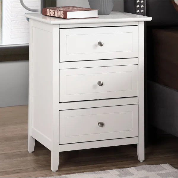 Ovellette 3 Drawer Nightstand | Wayfair North America