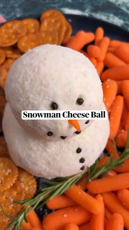 Whether or not the weather outside is frightful, this snowman cheese ball is so very delightful! Bring this adorable app to your holiday party or serve it at home for a festive winter-themed snack. The best part is that it’s super easy! All you have to do is mix up all the cheesy, herby goodness and turn it into the perfect snowperson! 

#LTKHoliday #LTKGiftGuide #LTKhome