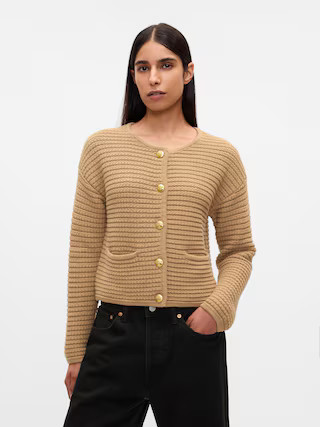 Textured Sweater Jacket | Gap (US)