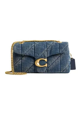 COACH Quilted Loved Denim Tabby Shoulder Bag | Belk