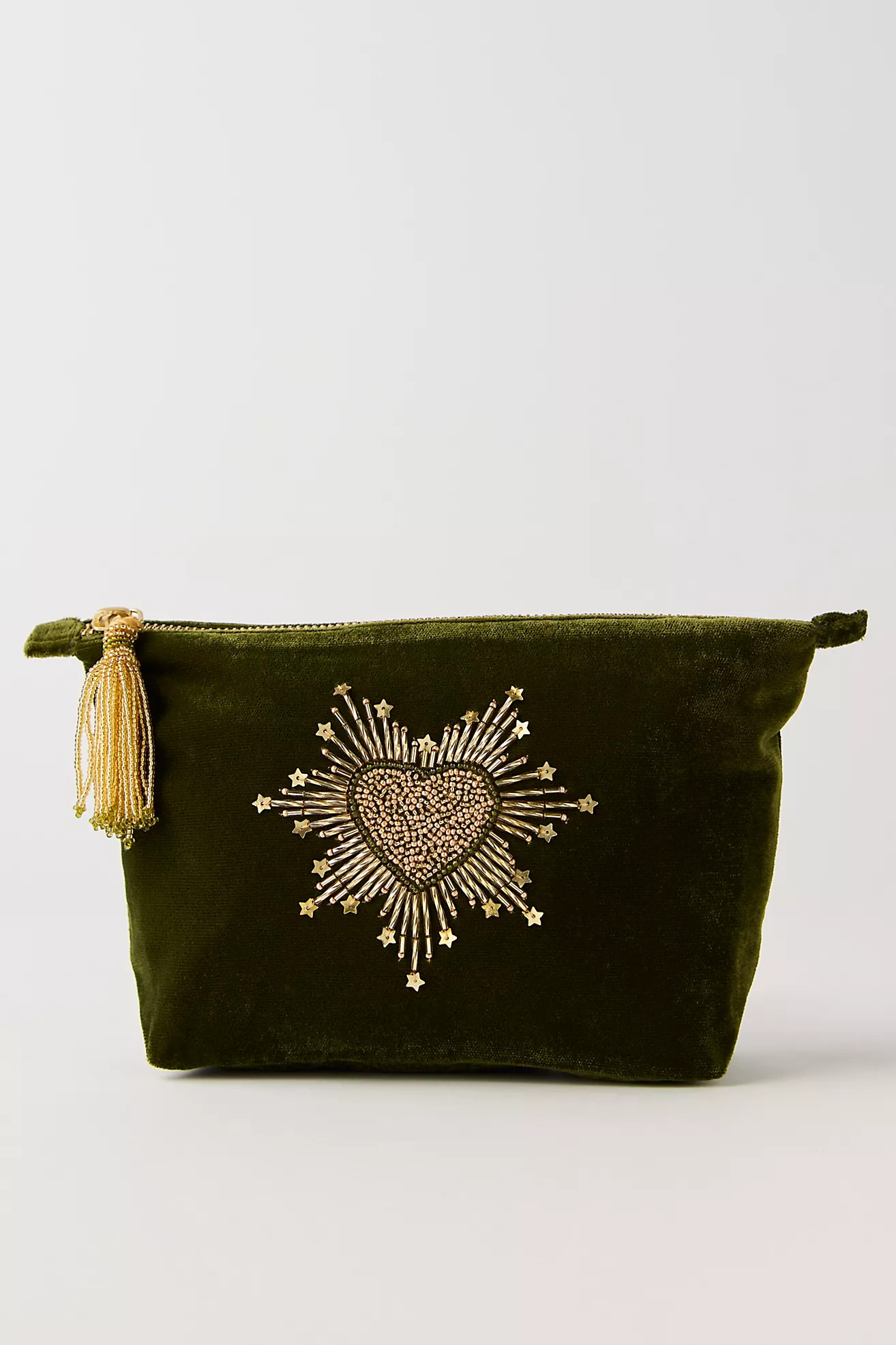 Olivia Dar Sparkle Heart Pouch | Free People (Global - UK&FR Excluded)