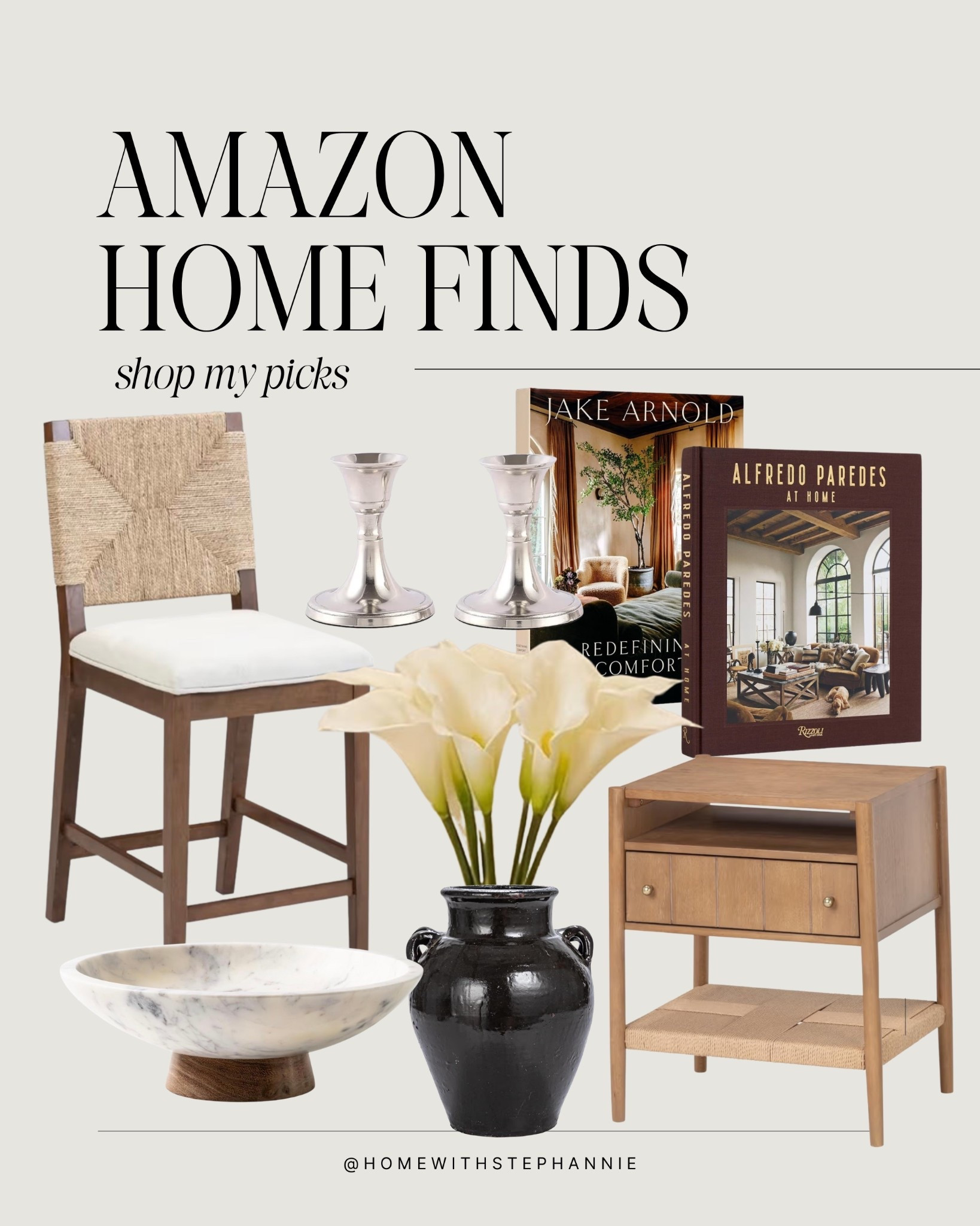 Amazon home finds I am loving

#amazonhome #nathanjames #counterstools #vase #nightstands #bowl #homedecor #fauxflorals

#LTKHome