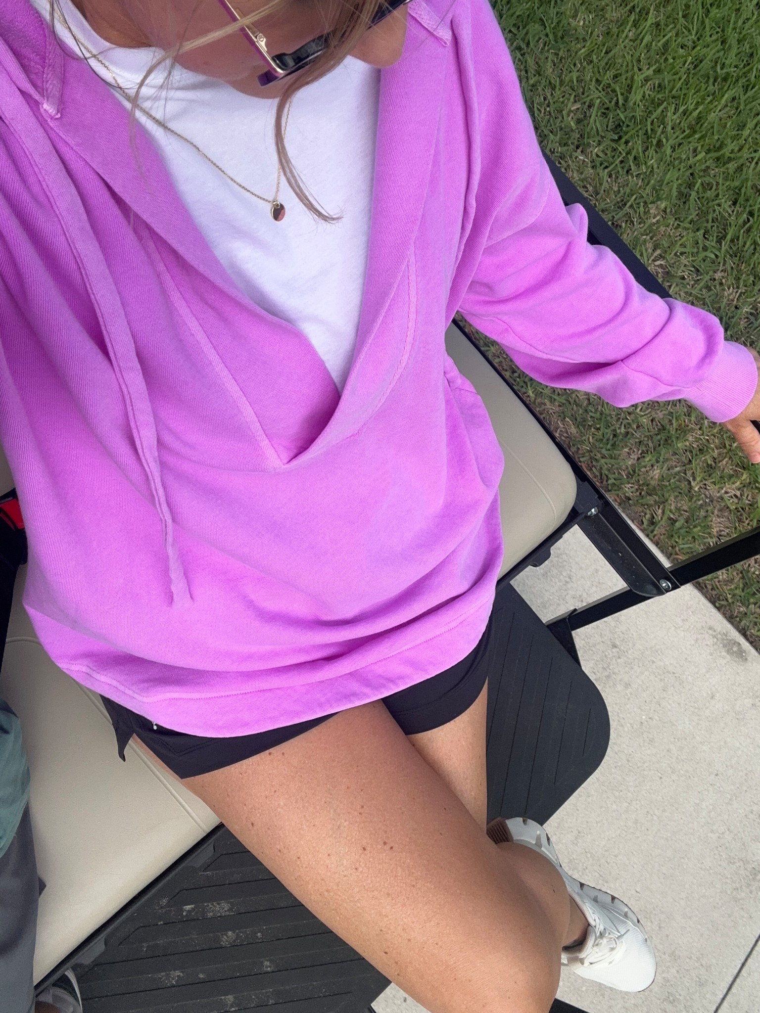 Today’s athleisure fit! So comfy and perfect for outrunning the gators! Medium top (I do have the matching shorts too) medium shorts. LOVE these. Zipper pockets and quick dry. My favorite sneaks. Medium tee. Super comfy body crop  

#LTKdayinmylife #LTKTravel #LTKootd