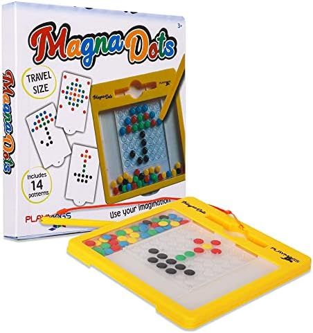 Playmags Magnetic Board for Kids - Magnetic Doodle Dots Board with Magnetic Pen - 8x8 Magna Dots wit | Amazon (US)