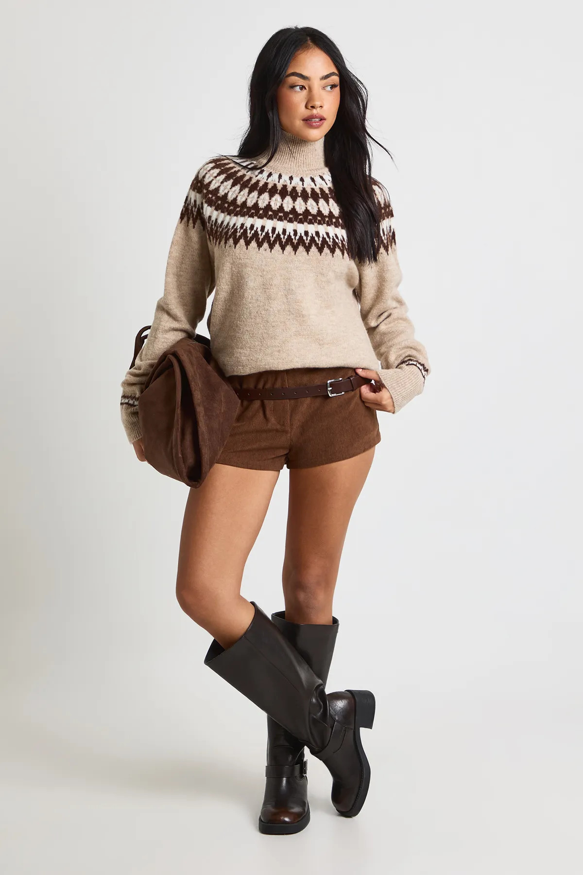 Soft Knit Fairisle Christmas Jumper | Boohoo.com (UK & IE)