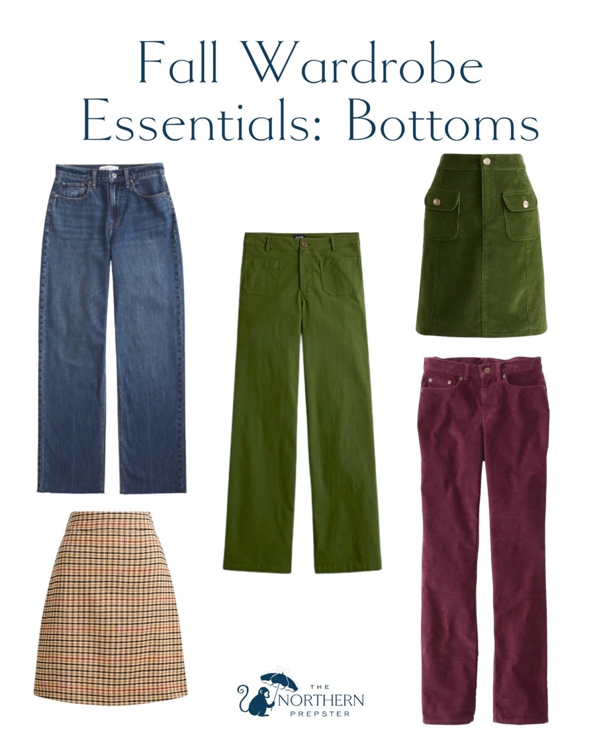 Fall Wardrobe Essentials: Bottoms 

#LTKSeasonal #LTKStyleTip #LTKFallSale