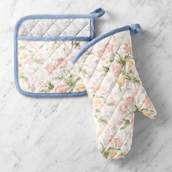Garden Flowers Oven Mitt & Potholder Set | Williams-Sonoma