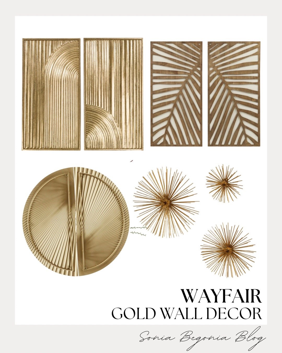WAYFAIR FINDS: Gold Wall Decor! 🪞

Elevate your home aesthetic with these breathtaking and timeless decor finds from Wayfair, with most of these stunning options under $100!

I am obsessed with the intricate craftsmanship and vintage-inspired charm of this curated collection. To create a sophisticated focal point in any room, I love the various arched silhouettes featuring ornate, crown-top carvings and delicate floral scrollwork. Whether you choose a classic gold-finished frame or a unique windowpane design with a woven cane detail, these mirrors are absolute showstoppers. I balanced the bold, traditional details with modern home styling to bring a touch of polished, high-end glam to your entryway, bedroom, or living space!

#HomeDecor
#Wayfair
#WayfairFinds
#GoldMirror
#InteriorInspo
#AestheticHome
#HomeRefresh
#VintageStyle
#ModernTraditional
#EverydayChic
#LTKHome
#LTKUnder100
#DesignerInspired
#StylingInspo


#LTKHome