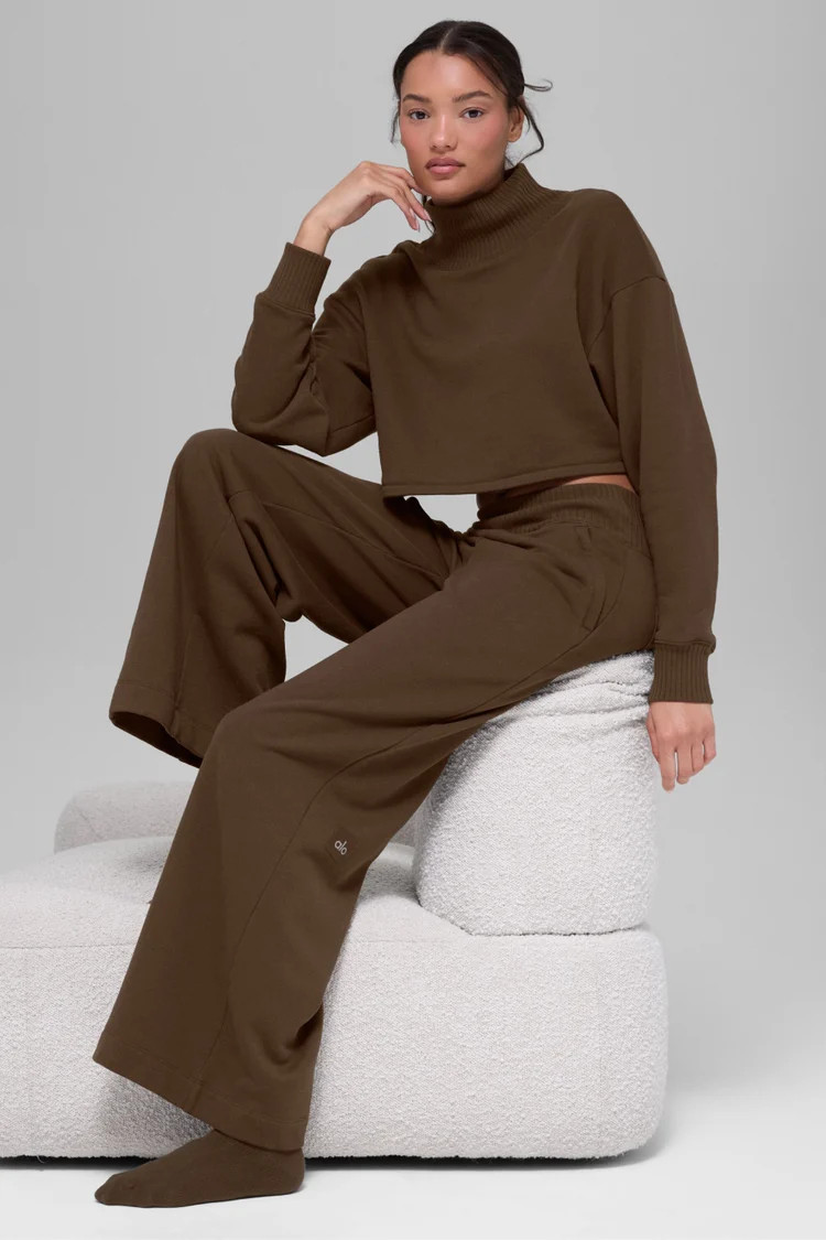 Serenity Wide Leg Sweatpant | Alo Yoga
