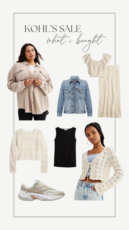 Some pieces from the Kohl’s friends and family sale I bought for my spring + summer wardrobe! Going on a little vacation this summer and I’m so excited to wear these crochet pieces! 

#springcapsule #summercapsule

#LTKSeasonal #LTKfindsunder50