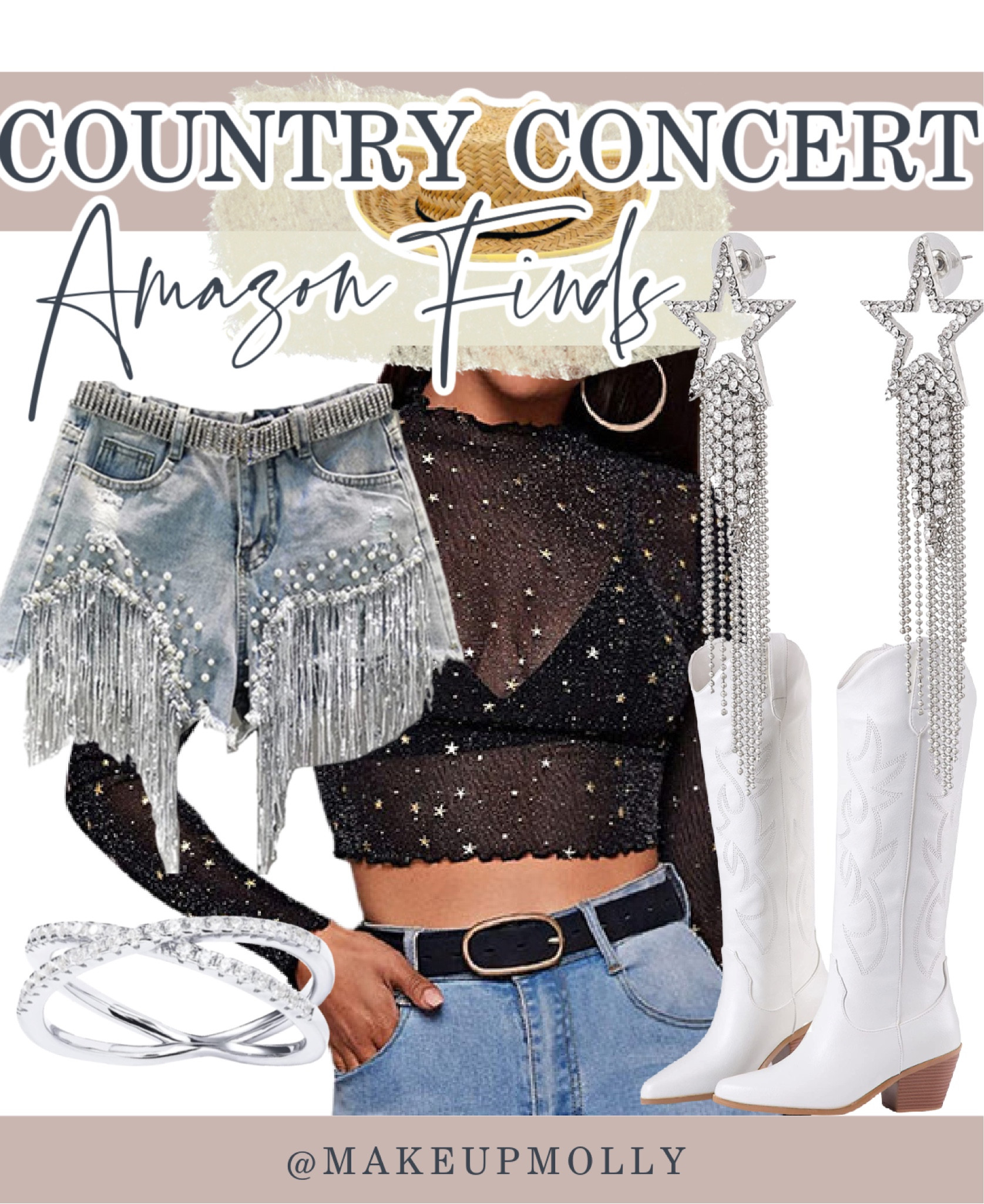 Cute Country Concert Amazon Outfit ⭐️
•
Country concert summer outfit 
Country concert
Country concert outfit 
Country concert amazon 
Country concert dress
Amazon country concert 
Country concert jewelry 
Country concert boots 
Country concert outfit Inspo 
Music festival outfit 
Country music festival 
Music festival 
Country outfit 
Pink cowgirl boots
Nashville Outfits #LTKFestival 

#LTKtravel #LTKSeasonal