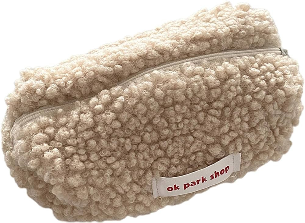 Ruilonghai Plush Makeup Bag | Multipurpose Storage Bag Makeup Bag Travel Toiletry Bag Organiser T... | Amazon (DE)