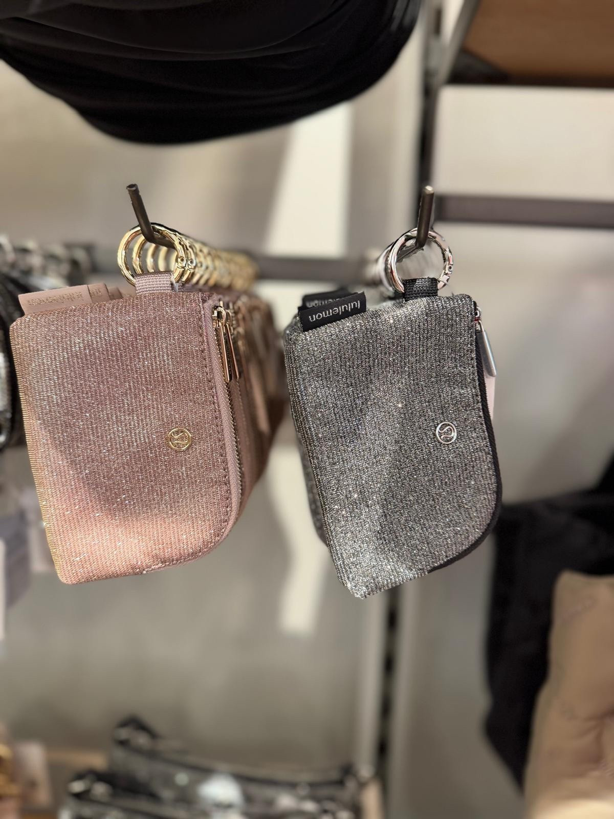 Lululemon glitter card pouch, Lululemon giltter accessories, Lululemon bag accessories, annabrstyle.

#LTKFindsUnder100