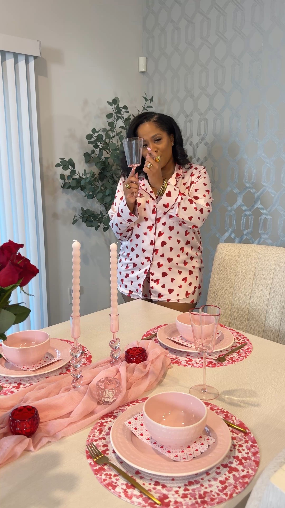 Galentine’s hosting essentials most of these items are from @homegoods or @tjmaxx so you may have to go in store to snag them, but Tag some alternatives and what I could from the website. ❤️ the plates in the video are the Paris Hilton brand I found at HomeGoods, but they have the same style on Amazon.

#LTKValentine #LTKOver40