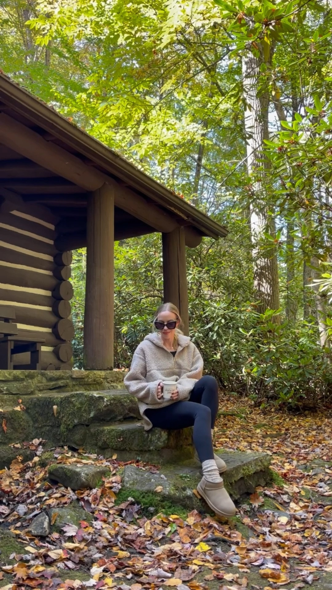 Cozy fall travel outfit, cabin style, Amazon leggings, Ugg ultra mini boots with wool socks 

#LTKShoeCrush #LTKFindsUnder50 #LTKTravel