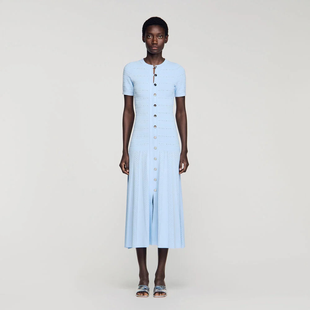 Knit maxi dress | Sandro US | Sandro-Paris US