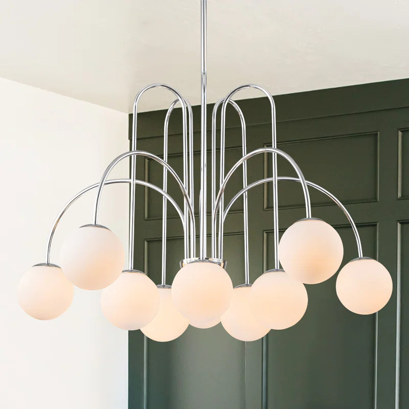 10 - Light Sputnik Glass Bubble Chandelier | Wayfair North America