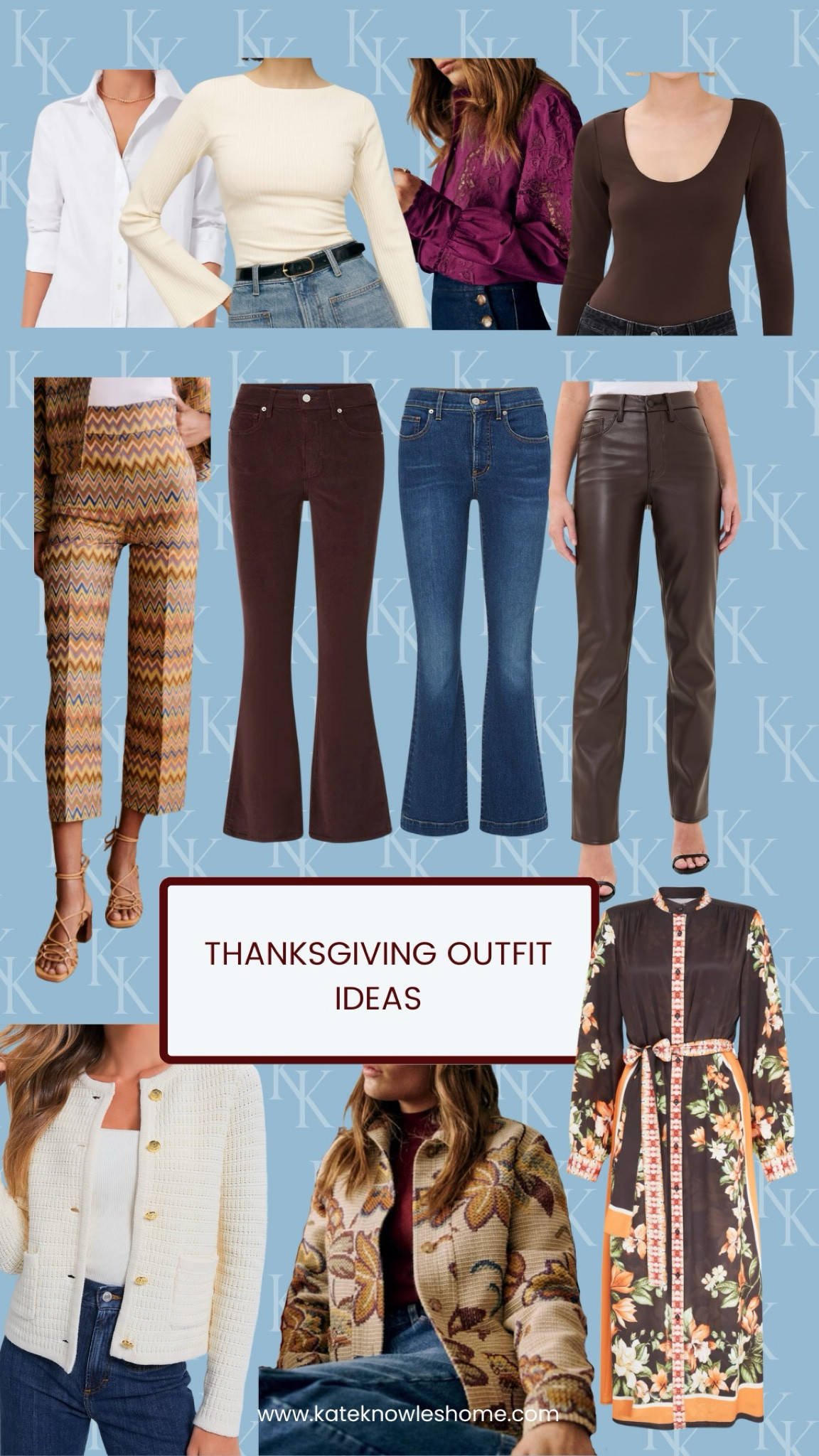 Thanksgiving outfit ideas, Fall outfits, jeans, leather pants, brown leather pants, fall dress, fall sweaters, lady jacket, cardigan, white blouse, corduroy pants 

#LTKSeasonal #LTKStyleTip
