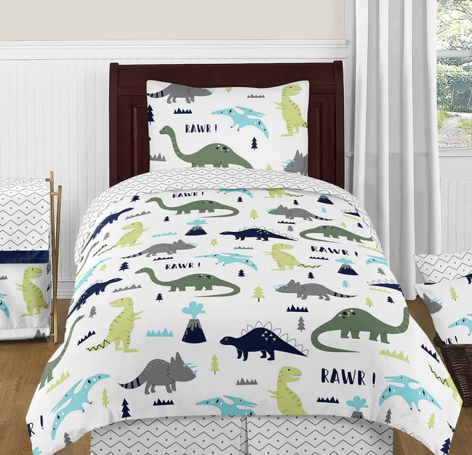 Kids Dinosaur Bedroom Dinosaur Bedding Room Decor