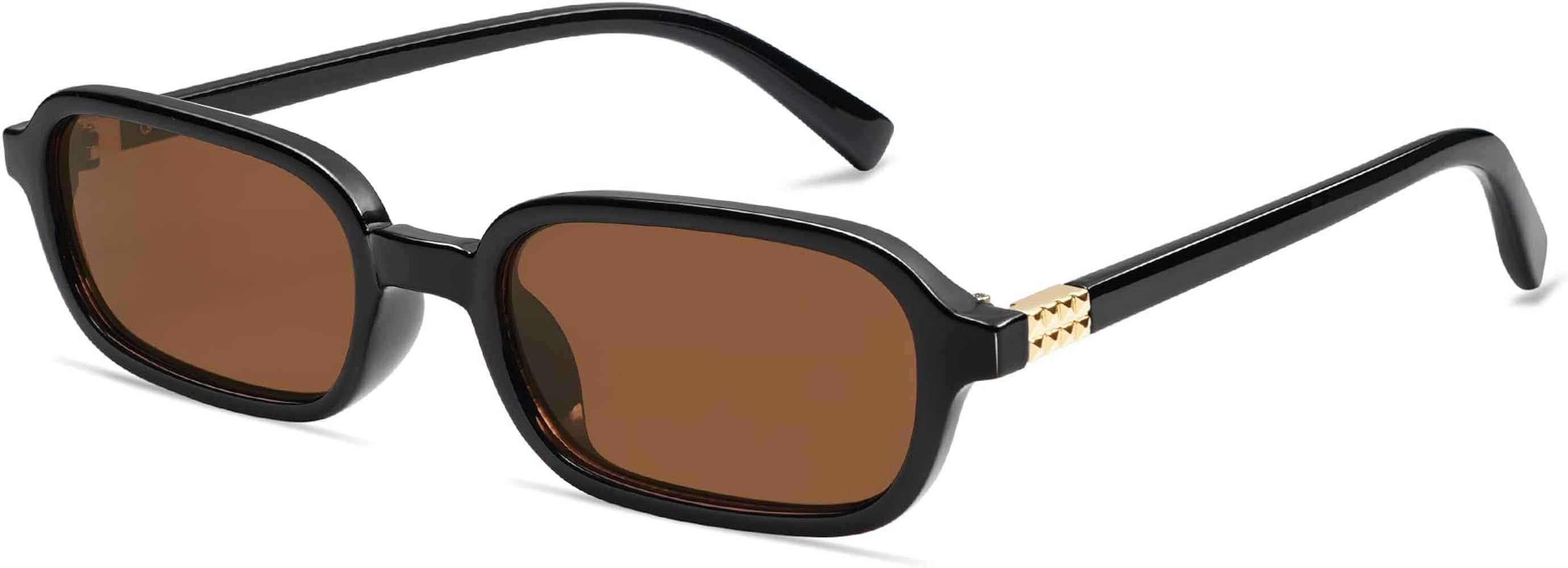 Retro Rectangular Sunglasses for Women Vintage Fashion Trendy Funny Small 90s Square Sunnies 2025... | Amazon (US)