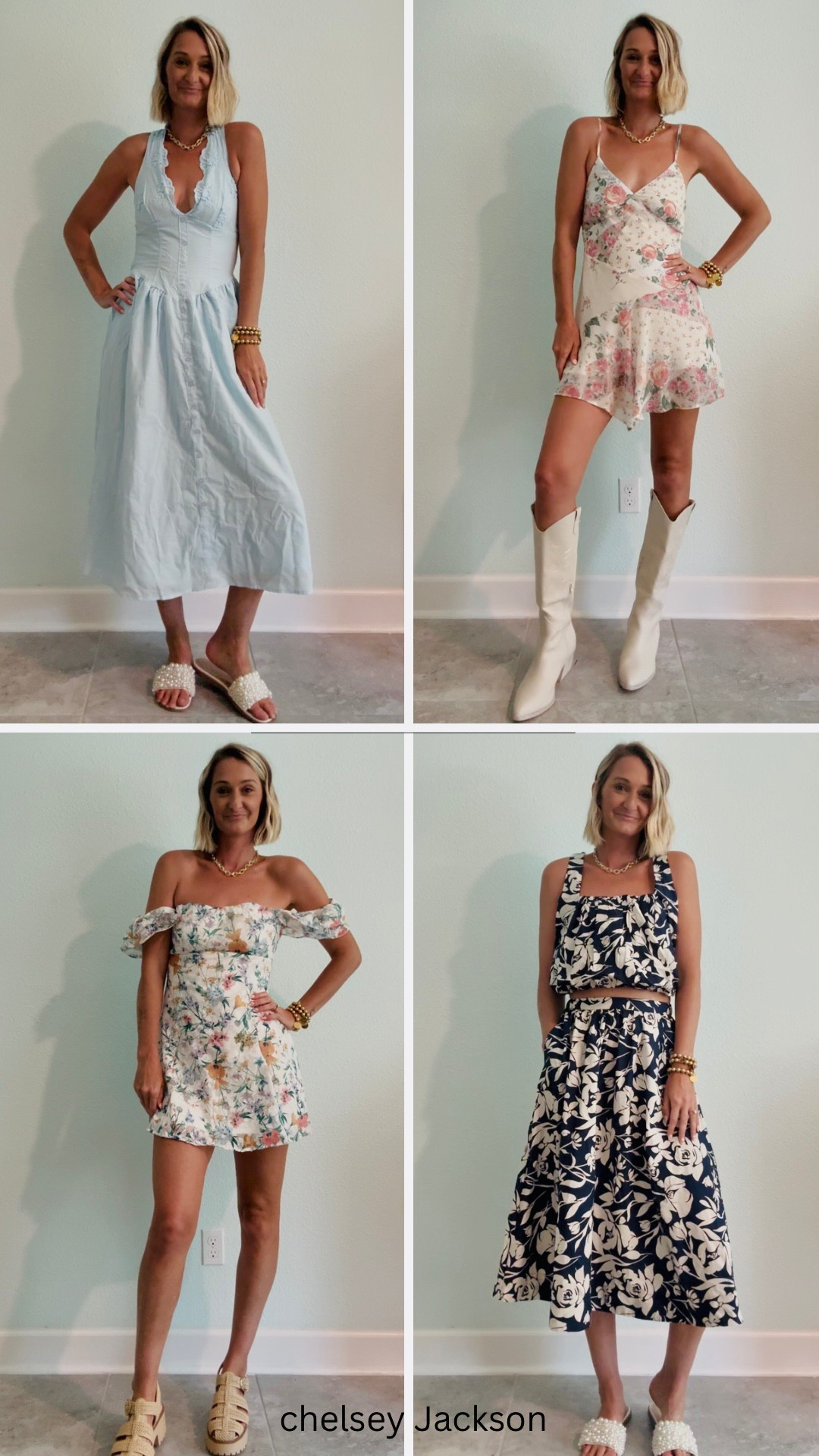 Target spring all on sale!! 

#target

- floral off shoulder dress: small 
- blue floral set : XS in skirt and top 
- blue dress : small 
- floral slip desss: small 

#LTKSaleAlert #LTKSeasonal #LTKShoeCrush