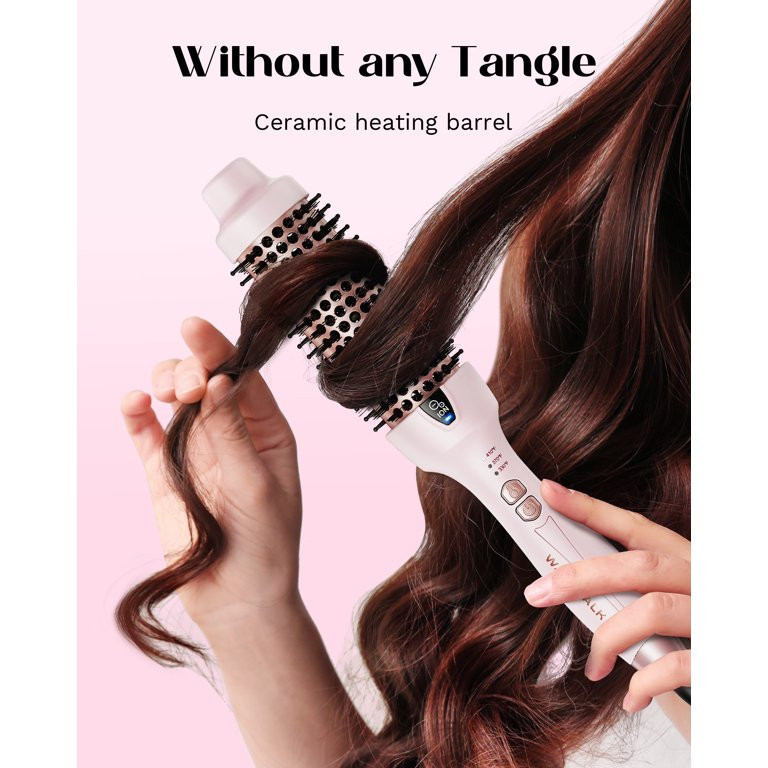 Wavytalk Thermal Brush for Blowout Look, 1 1/2 inch Ionic Heated Nylon Brush Get Natural Curls, P... | Walmart (US)