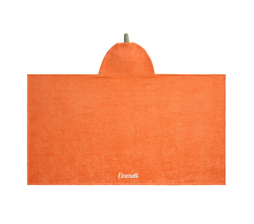 Pumpkin Critter Kid Hooded Towel | Pottery Barn Kids