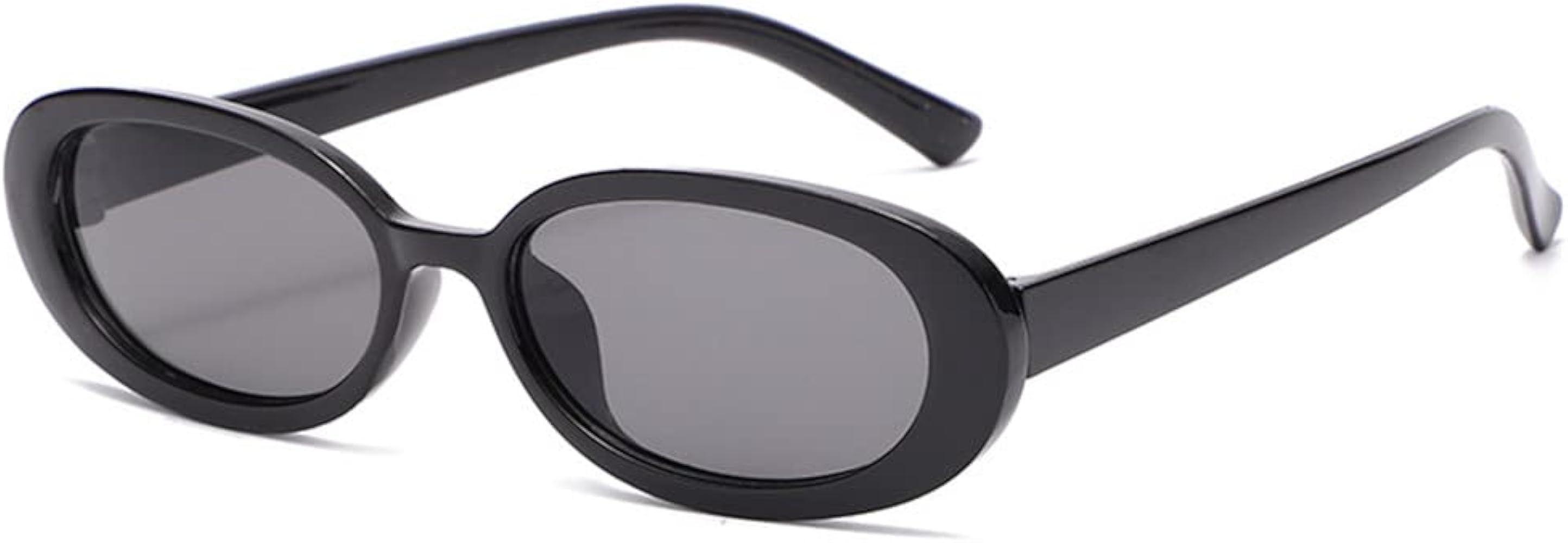 Retro Oval Small Frame Sunglasses Men and Women Trend Simple Sunglasses Street Photography Sungla... | Amazon (UK)