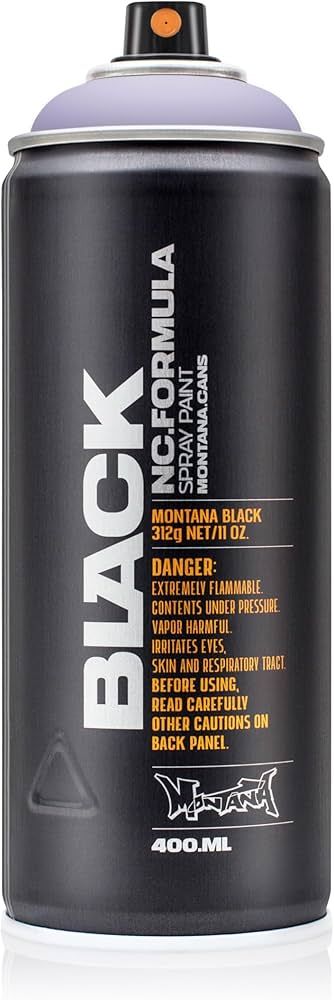 Montana Cans BLACK Spray Paint, 400ml, Lavender (MXB-4115), 13.52 Fl Oz (Pack of 1) | Amazon (US)