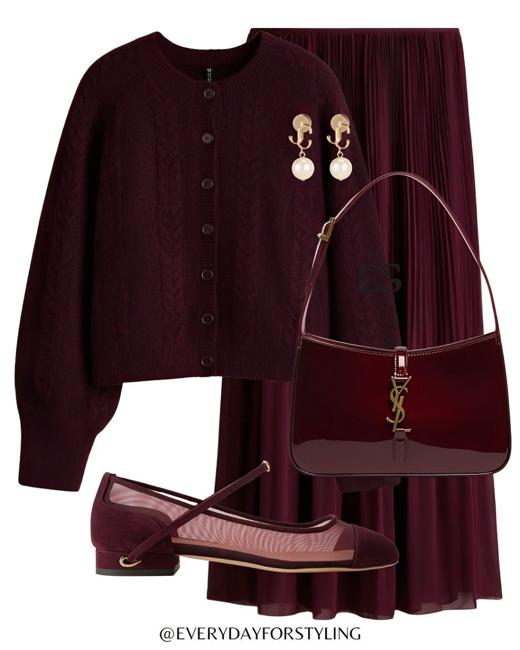 Burgundy knit with pleated skirt for elegant winter days 🥀

[ h&m new in, h&m cardigan, h&m skirt, cardigan outfit, skirt outfit ideas, cardigan and skirt outfit, neutral outfit inspo, feminine outfit, classy everyday outfits, soft girl fashion, elegant winter outfits, affordable fashion inspo, everyday styling, everydayforstyling ] 

#EverydayForStyling#hmnewin,#hmcardigan,#hmskirt,#cardiganoutfit,#skirtoutfit,#winteroutfitideas,#neutraloutfits,#femininefashion

#LTKValentine #LTKSeasonal #LTKTravel