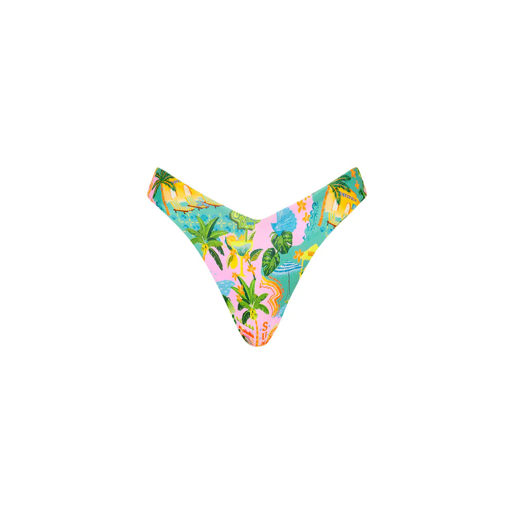 Y Cheeky Bikini Bottom - Sunlit Spritz | Kulani Kinis US