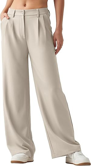 Willit Women's Work Pants Wide Leg Dress Pants High Waisted Casual Slacks Business Office Pants w... | Amazon (US)