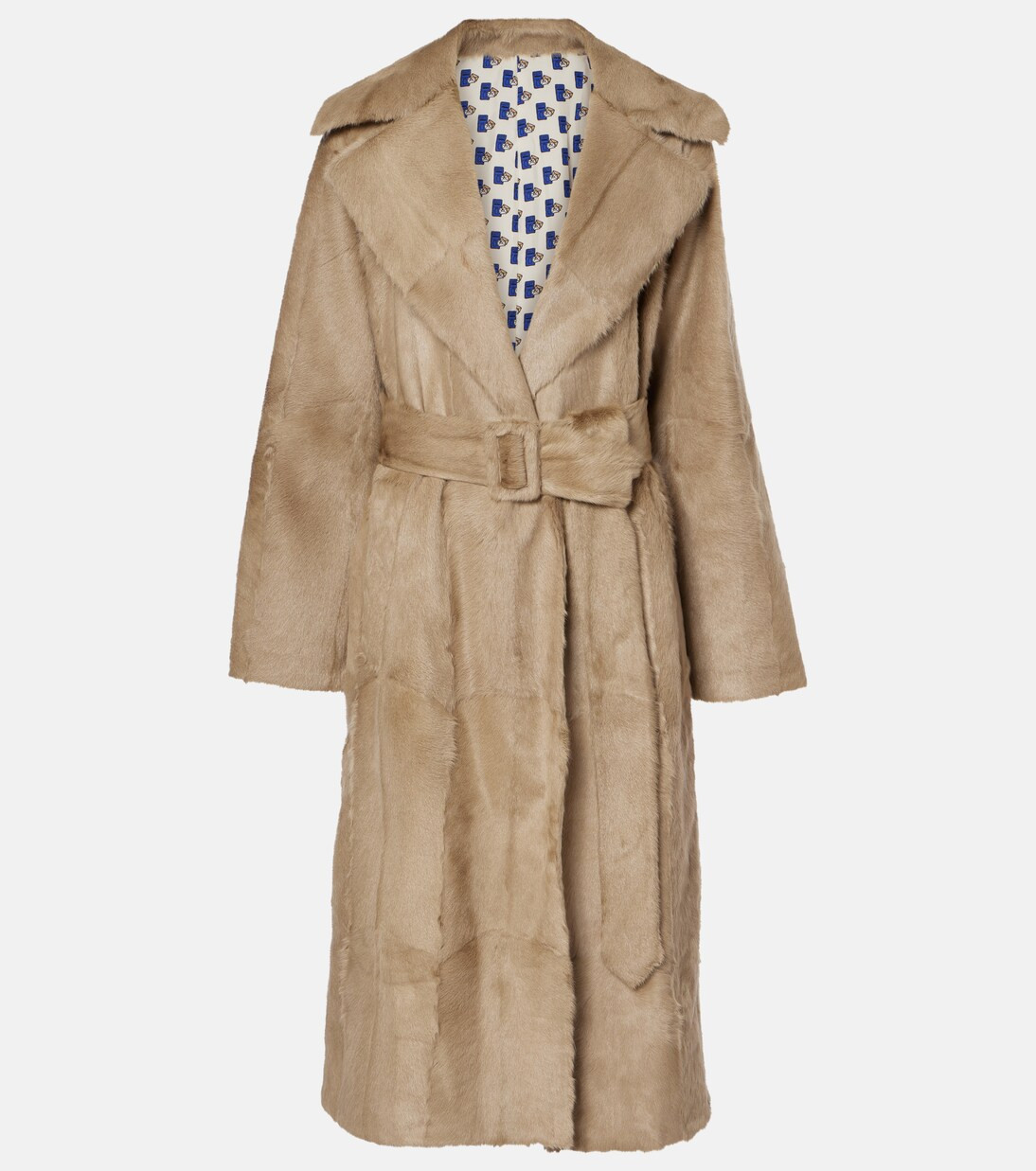 Shearling trench coat | Mytheresa (UK)