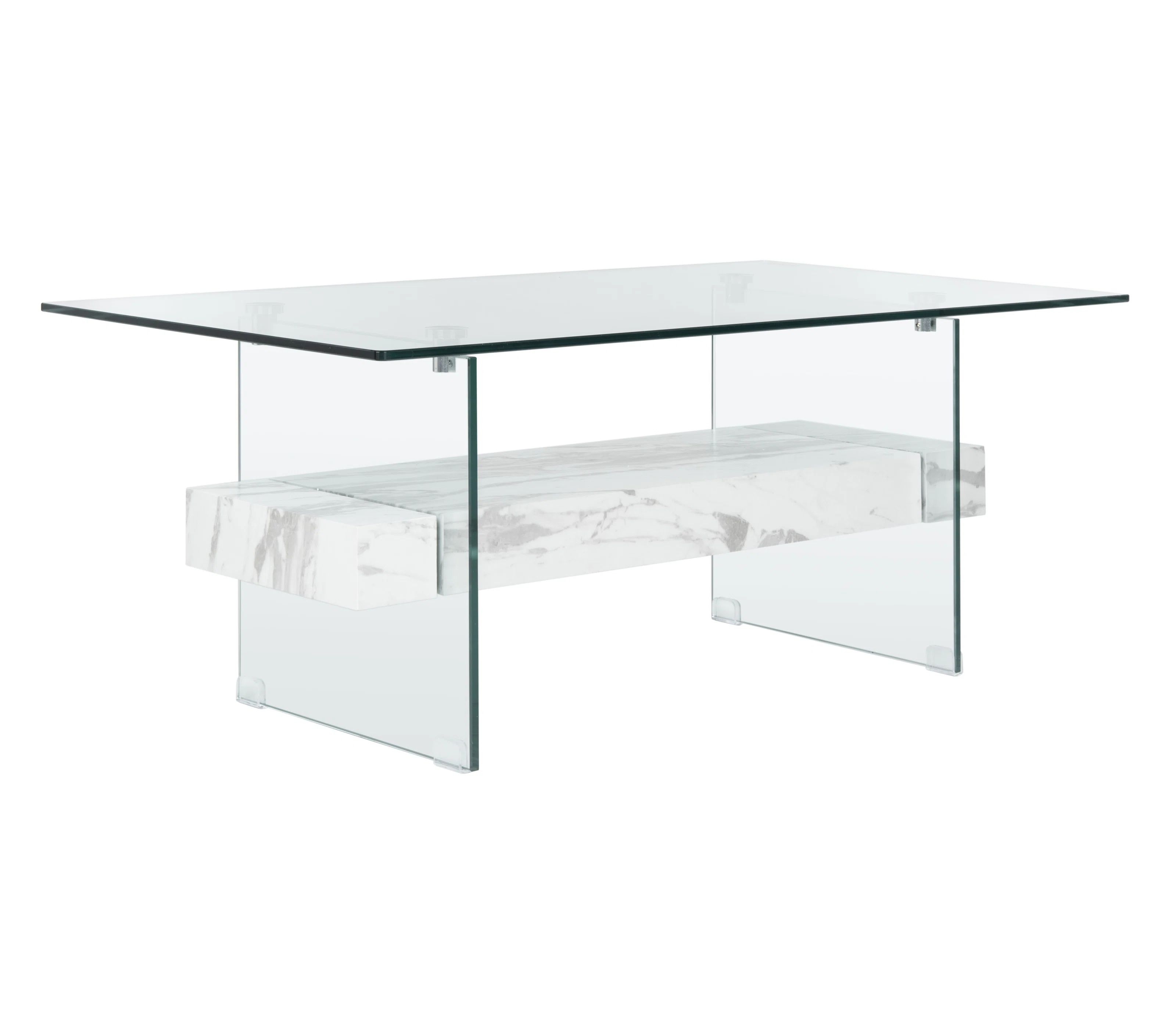 Ivy Bronx Kayley Glass Top Coffee Table & Reviews | Wayfair | Wayfair North America