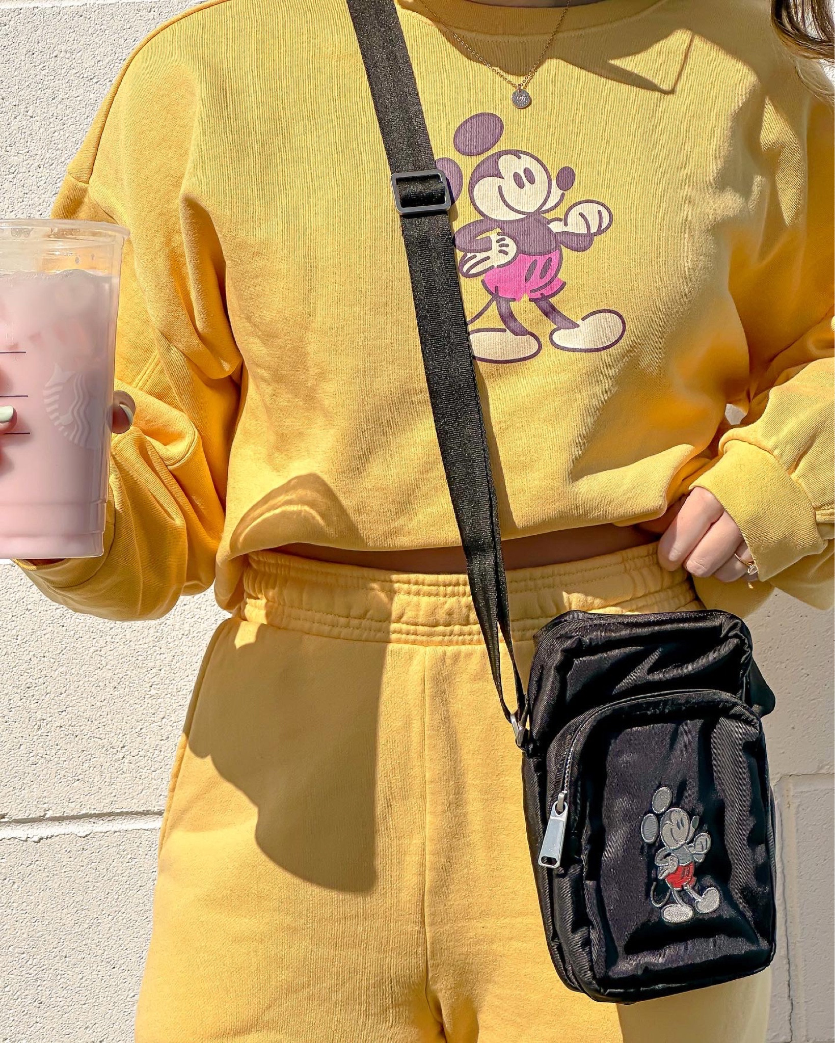 Wearing a medium in both :)