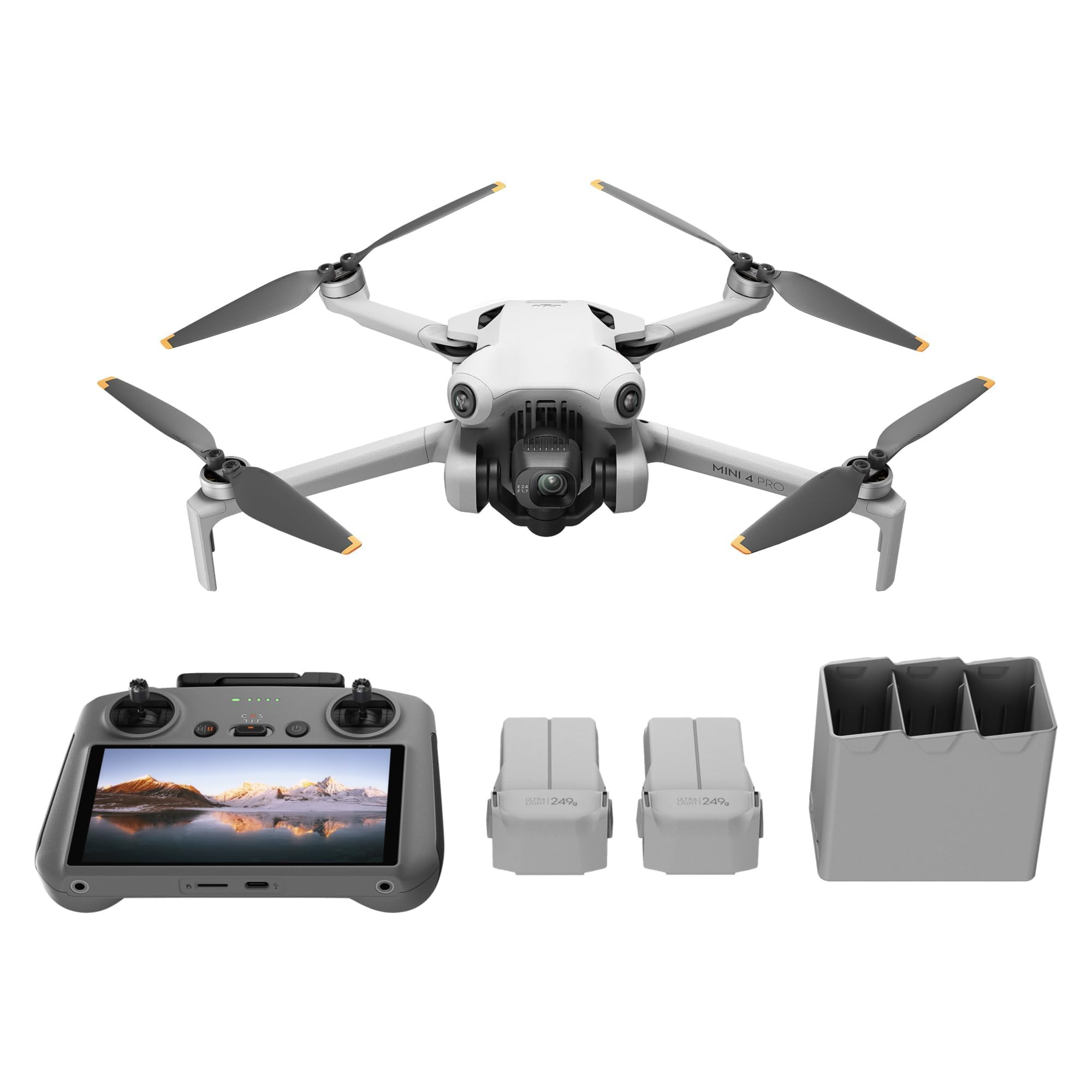DJI Mini 4 Pro Fly More Combo with DJI RC 2 (screen remote controller), Folding Mini-Drone with 4... | Amazon (UK)