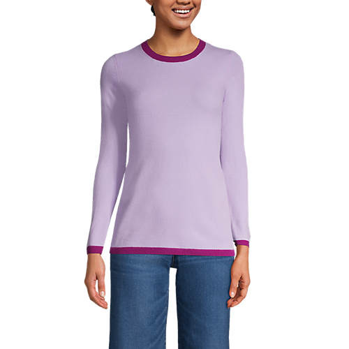 Women's Cashmere Crewneck Sweater | Lands' End (US)