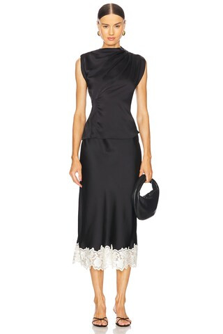 L'Academie by Marianna Adira Top in Black from Revolve.com | Revolve Clothing (Global)